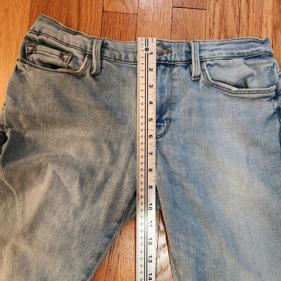 Frame Le Garcon in Spotlight, Mid-Rise Cropped Ankle Boyfriend Jeans, Sz 27 - Picture 9 of 10